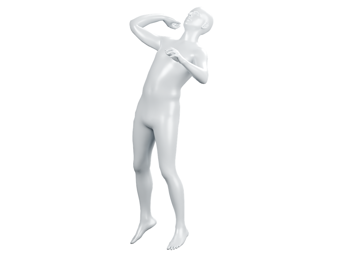 Isolated SMPL-X reconstruction in camera coordinates